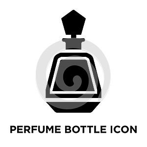 Perfume bottle iconÃÂ  vector isolated on white background, logo photo